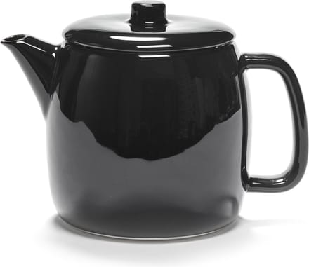 Serax by Vincent Van Duysen theepot | met rvs theefilter|zwart glans | 900ml