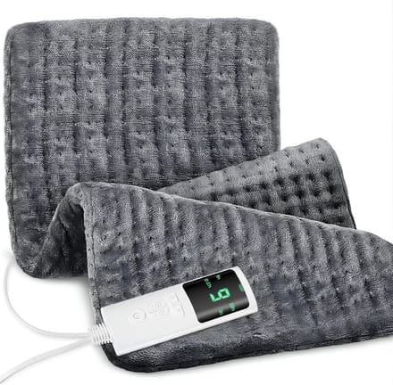 SP® Warmtekussen - 9 Temperatuurinstellingen - Elektrisch Warmtekussen - Verwarmingskussen - Grijs - 31cm x 10cm x 10cm