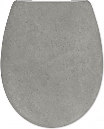 Sanifun Toiletbril Béton B – Duroplast – Soft-Close & Quick-Release – Betonlook – Universeel
