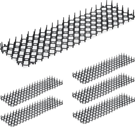 anti katten strip - set van 6 - 49 x 14 cm - kunststof