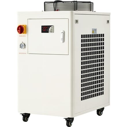Industriële Waterkoeler, 5000W, Industrieel Waterkoeler Koelsysteem met Compressor, 15L Tankinhoud, 70 L/min Max. Debiet, Laser Chiller, voor