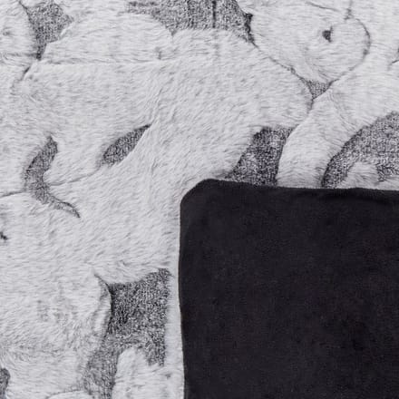 KOSI - Plaid - Lichtgrijs - 150 x 200 cm - Polyester