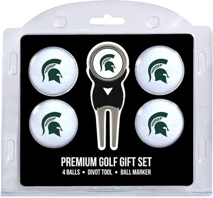 Golfballen Set met Pitchvork en Magnetische Marker - 4 Stuks