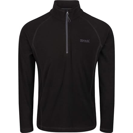 Regatta - Geweldige Outdoors Heren Montes Fleece Sweater (Zwart)