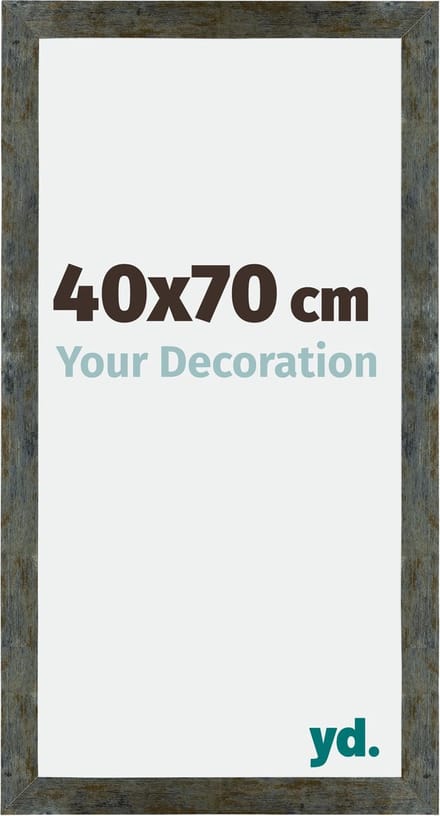 Your Decoration - Fotolijst 40x70 cm - MDF - Blauw Goud Gemeleerd - Mura