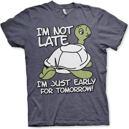 Hybris I'm Not Late, I'm Early For Tomorrow T-shirt Navy-Heather