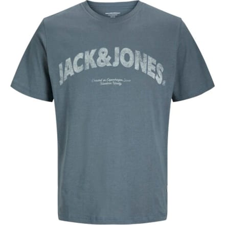 JACK&JONES JORALMERIA BOLD BRANDING TEE SS CN LN Heren T-shirt - Stormy Weather