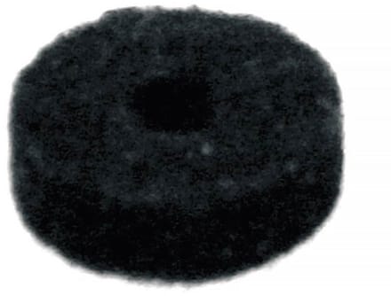 Boston EP-FEW Vilten Ringen voor Eindpin - Zwart, 12x3mm, 12-Pack