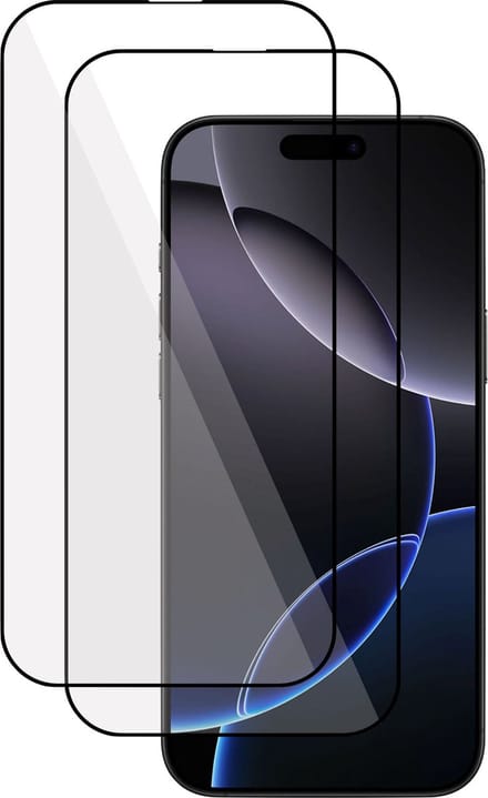 2x Screenprotector geschikt voor Apple iPhone 16 Pro Screenprotector - Gehard Glas - Full Proteqt+