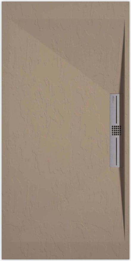 Sanifun douchebak Stone Side Moka Slate 1400 x 700 S