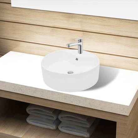 Waskom - Opzetwastafel Rond - Kleine Opbouw - Interieur