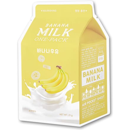 A'PIEU - Milk One Pack Sheet Mask - Banana - 1stuk