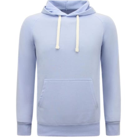 Hoodie Heren - Trui Heren - Sweater Heren - Effen Basic Slim Fit - Licht Blauw