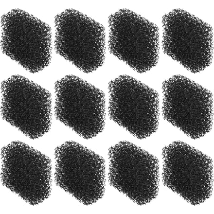 12 stuks Stippelsponsblok Halloween Make-up Bloedspons Special Effects Make-up Spons voor Stoppels Super large holes black