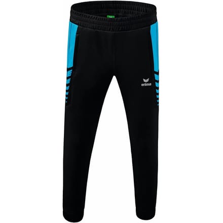 Erima Six Wings Worker Broek Kinderen - Curaçao / Zwart | Maat: 164