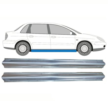 Reparatie dorpel voor Citroen C5 2001-2008 / Links + Rechts / Set