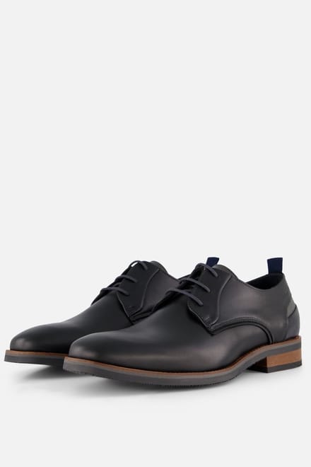 Van Lier Amalfi Veterschoenen zwart Leer - Maat 44