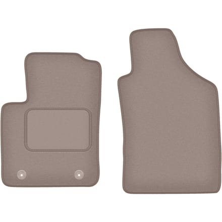 Beige voormatten voor: Ford Ka MK2 FL hatchback (2012-2018)