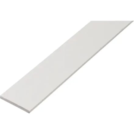 Alberts Plat Profiel - Pvc Wit - 25x2mm 2m