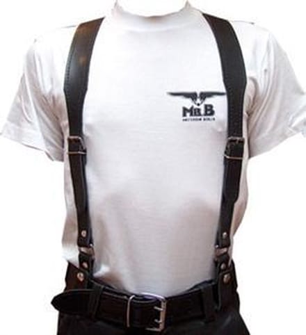 Mister b leather braces large