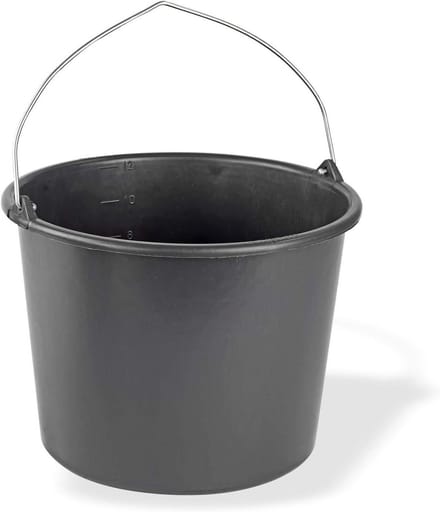 Stevige Bouwemmer 12 Liter voor Bouw en Tuin