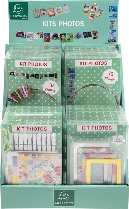 Exacompta Gevulde display met foto accessoires - Multicolor - 12350E