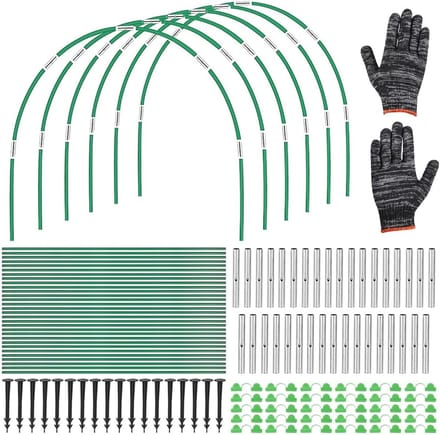 Tunnelbogen Set - Moestuin Bogen - Planten Beschermen - Herbruikbaar Weerbestendig - 50 Stuks