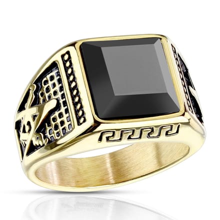 Atlas - Ring Heren - Dames Ring - Ring Mannen - Mannen Ring - Ring Goud Dames - Gouden Ringen