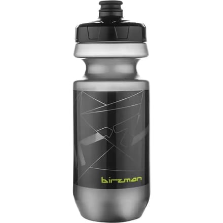 Waterfles 550 ml - groot volume mondstuk - zwart