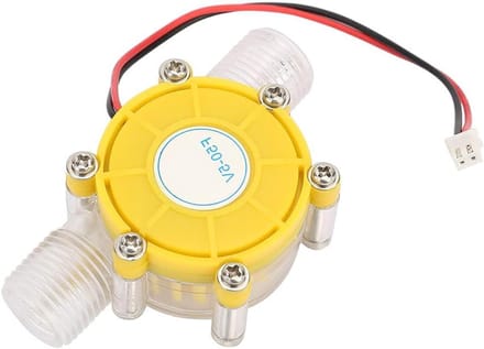 Micro Water Turbine - Energie Generator - Stroom Opwekken - Hydro-elektrische Scheiding - 80 Volt - Transparant Geel