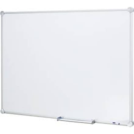 MAUL whiteboard 2000 + 31 delige accessoireset, aluminium zilver