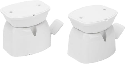 RV Deurvanger - Deurstops Camper - Voorkomt Schudden - Hoge Duurzaamheid - 22x16x5 cm - Wit