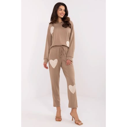 Sweet Heart Co-ord - Beige / Einheitsgröße