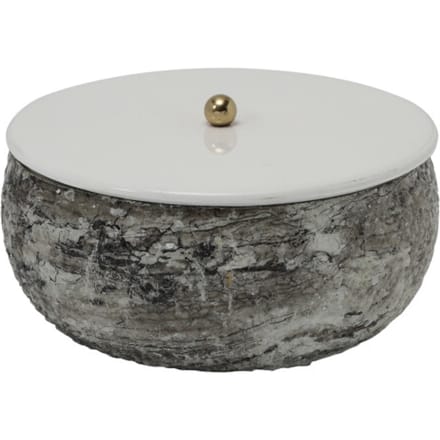 Present Time - Opbergbox Mosaic Marble - Wit