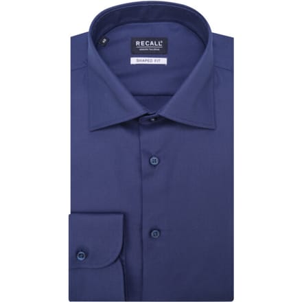 Recall Business Overhemd Donkerblauw Heren