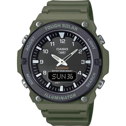 Casio Casio Collection AQ-S820W-3BVEF Horloge - Kunststof - Groen - Ø 49 mm