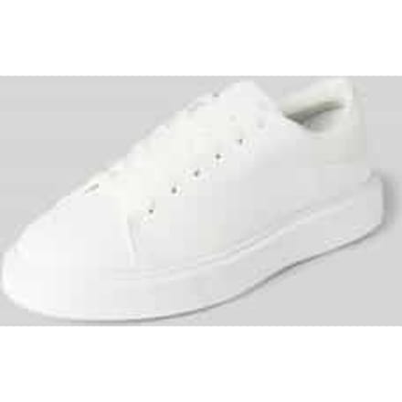 Sneakers van echt leer met Logodetail