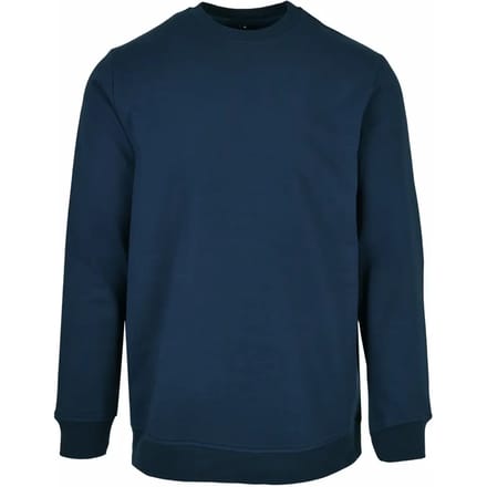 Basic Crewneck Sweater met ronde hals Navy - M