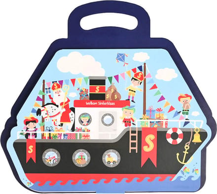 Sinterklaas kleurboek met handvat
