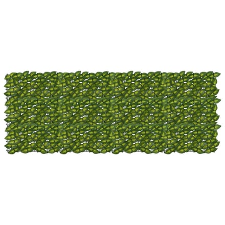 vidaXL - Balkonscherm - met - bladeren - Groen - en - Geel - 200 - x - 75 - cm