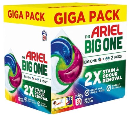 Ariel - The Big One Wasmiddelpods - 80 Capsules