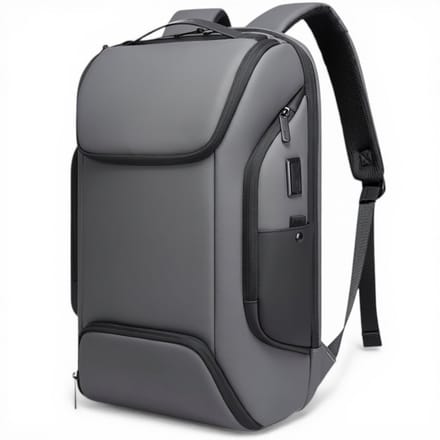 Laptop Rugzak 15.6 Inch - USB - Anti-diefstal - Waterafstotend - Grijs