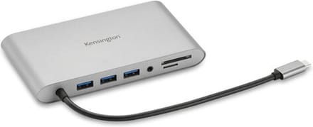 Kensington UH1440P USB-C 5Gbps Dual Video Driverless Mobile Dock - 85W Pass-Through Stroom - DP/HDMI/VGA