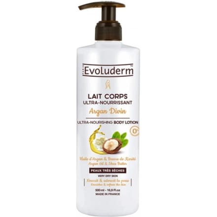 Evoluderm Argan Oil &amp; Shea Butter Moisturizing Body Lotion 500 ml