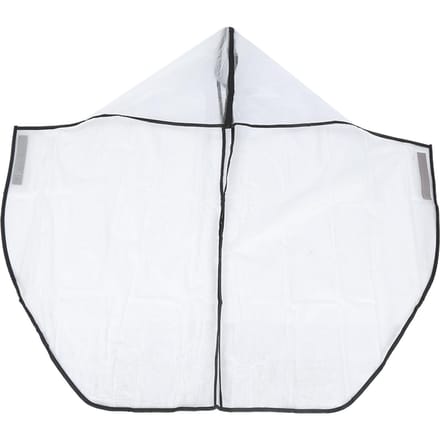 Transparante Regenhoes Cape Waterdichte Beschermhoes Golftrolley Tas white