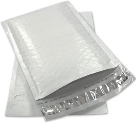 10x Witte Poly Bubble Enveloppen #5 - 26.7x40.6 cm - Gewatteerde Waterdichte Verzendzakken