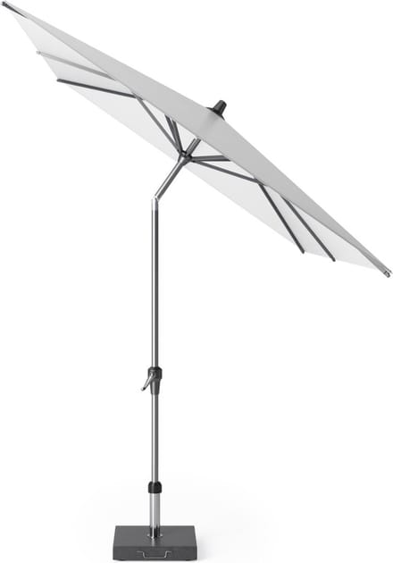 Platinum Sun & Shade - Middenstokparasol - Riva - 300x200cm - Wit - Kantelbaar - Easy-up draaisysteem - 96% UV protectie