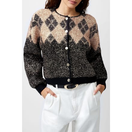 French Connection Mavis Ls Cardigan Blackout Taglia: M | Cardigan Outlet | Donna | Nero