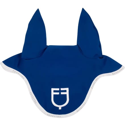 Korte muts van technische stof met logo Equestro
