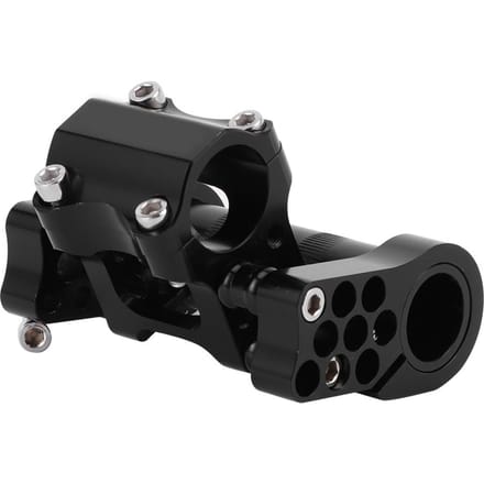 Vouwfiets Verstelbare Dubbele Stuurpen 25.4 CNC Aluminiumlegering Fietsonderdelen Accessoire black